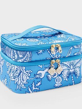 💙✨ Roller Rabbit x Target Floral Vines Vanity Case Blue – NWT ✨💙